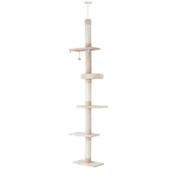 i.Pet Cat Tree 290cm Tower Scratching Cats Post Scratcher Floor to Ceiling Bed