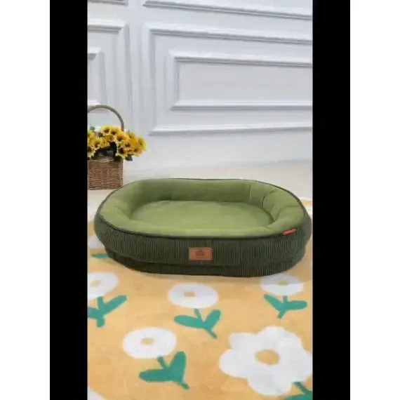 Pet Bed Dog Bed Cat Bed All-Season Washable Dog Bed Small Dog Bed Medium Dog - Gray - Size L75-60-12