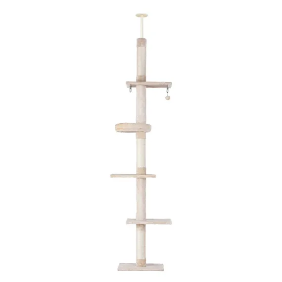 i.Pet Cat Tree 290cm Tower Scratching Cats Post Scratcher Floor to Ceiling Bed