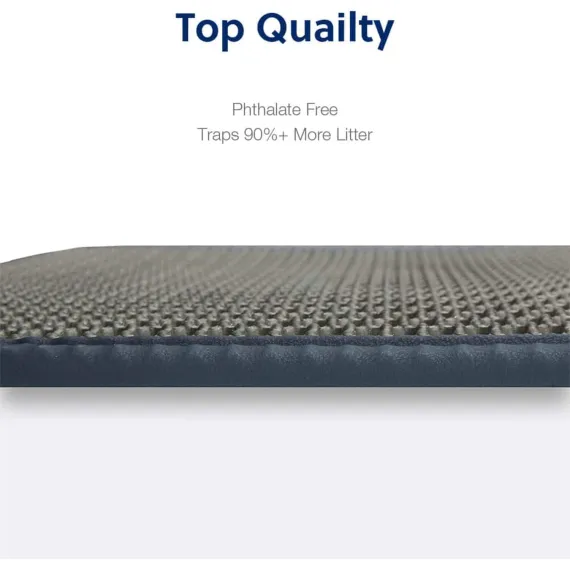 Cat Litter Mat, Kitty Litter Trapping Mat, Honeycomb Double Layer Mats, No Phthalate, Urine Waterproof, Easy Clean, Scatter Control, Catcher Litter Tray Box Rug Carpet