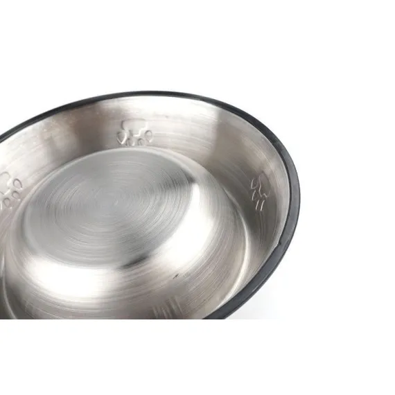 stainless steel pet bowls, non-slip dog bowls, large dog food bowls, cat bowls, pet food bowl, dog bowl large capacity, cat feeding bowl, durable pet bowls, anti-skid pet dishes, pet feeding products Australia - Blue - Size 26CM