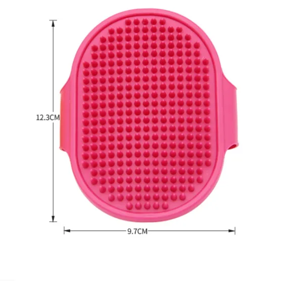 Pet Hair Remover - 2 Pieces - Cat Comb - Pet Hair Remover - Pet Grooming Gloves - Pet Silent Hair Removal Gloves - Dog Brush - Cat Brush - Reusable - For Small, Medium and Large Pets - Blue+Pink