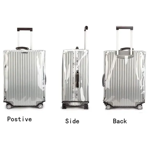 Luggage Cover - Transparent PVC Material - Waterproof and Scratch Resistant - Semi-transparent Luggage Cover - Suitable for Business Travel and Daily Use - 30