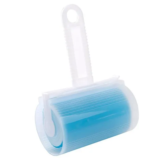 Washable Lint Roller Lint Roller Reusable Sticky Dog Cat Hair Remover Cleaner with Cover for Clothes, Pet Hairs, Carseats