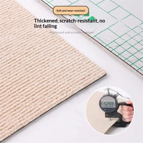 Cat Scratch Furniture Protector - 40" x 15.7" Trimmable Self-Adhesive Cats Claws Scratch Pads, DIY Cat Climbing Couch Protector for Scratch Post Cat Tree Replacement Indoor (ivory white)
