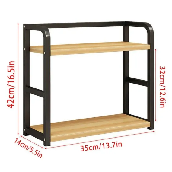 Kitchen Storage Rack Multi-Layer Household Seasoning Storage Metal