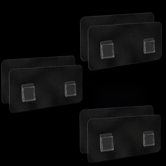 6 Pack Adhesive for Shower Caddy Adhesive Replacement Stickers Sticky Pads - Shower Shelf Adhesive for Corner Shower Caddy, Bathroom Storage Shelves Kitchen Racks