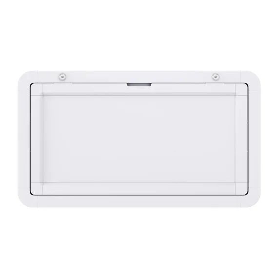 Weisshorn Caravan Table 800 x 450mm Folding Lockable White
