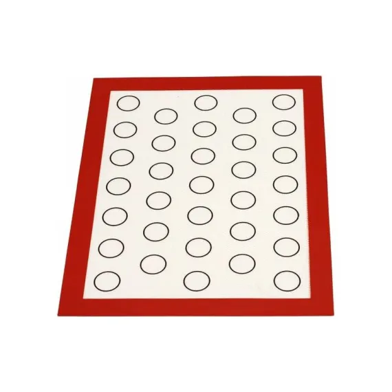 Silicone Baking Mat 3 pcs Set Reusable Non-Stick Baking Sheet Pastry Kneading Dough Oven Mat For Macaron Biscuit Dough,