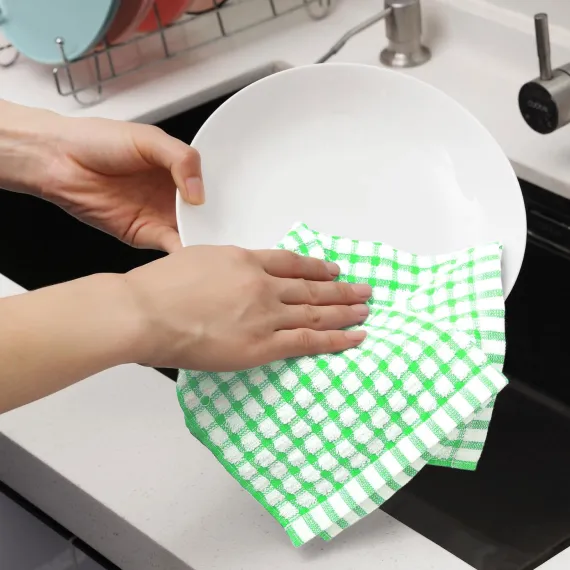 Kitchen Cleaning Supplies , Cleaning Kitchen Fast Absorbent Microfiber Towels Rags and Cloths Drying Super Cotton Dish Dish Soft Kitchen Dishcloths Towels Dish Cloth Microfiber Wipes GNB