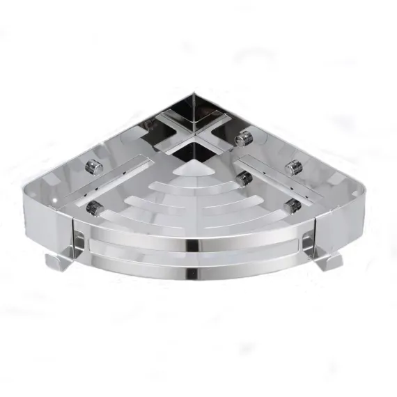 Shower Corner Basket Stainless Steel Bathroom Caddy Storage Shower Caddy Organizer Wall Mounted Kitchen Corner Shower Shelves