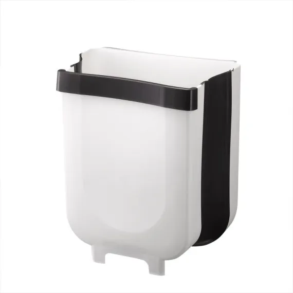 Foldable Small Trash Bin Wall Mounted, Hanging Composting Bin For Kitchen, Under Sink Garbage Can Easy To Use