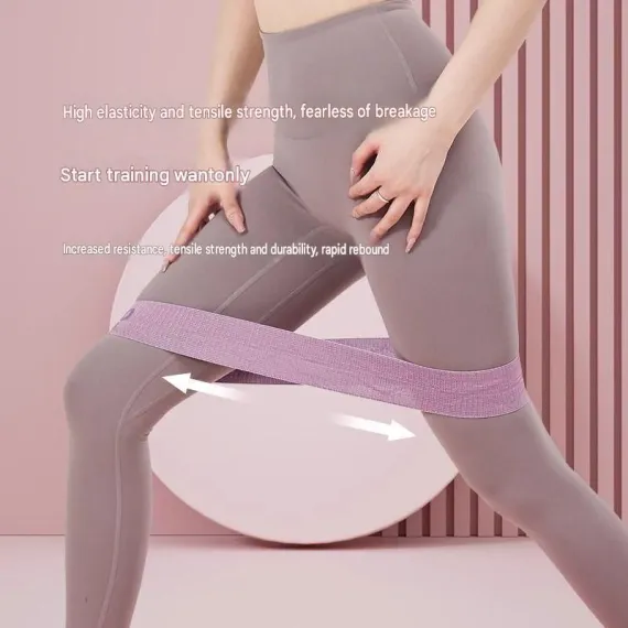 60LB and 90LB Resistance Band Set for Glute Training Pilates Workout Fabric Booty Bands Heavy Resistance Hip Circle Exercise Bands for Women Home Gym Fitness Lower Body Strength Training