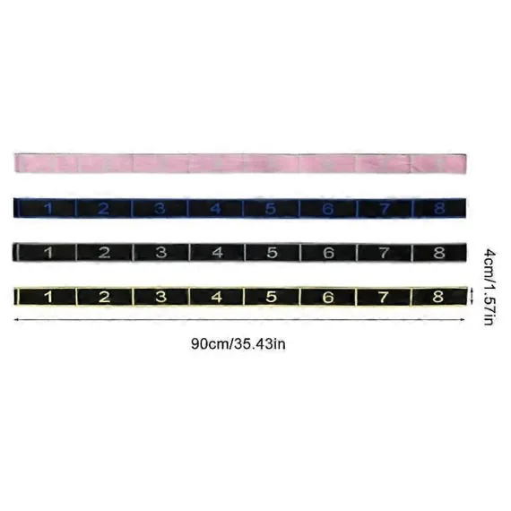 Stretching Strap, 8 Loop Yoga Straps for Stretching, Elastic Stretch Strap Stretch Band for Exercise Yoga Fitness Gym - Purple