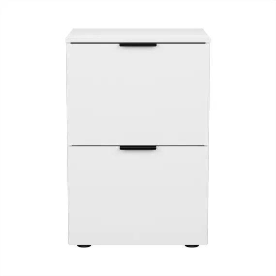 Artiss Filing Cabinet Files Storage Office Shelves File Organiser White 2 Drawer