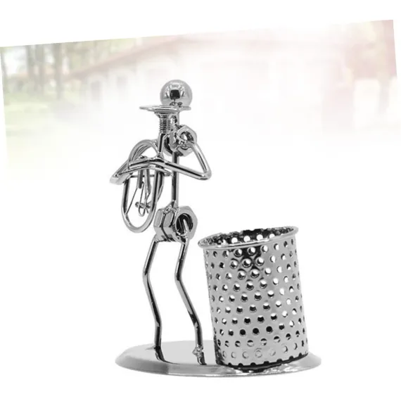 Pen Holders Iron Pen Case Iron Pen Holder Model Desktop Desktop Pen Holder Made of metal iron, strong and durable