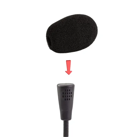 Replacement for Game Headset Microphone Windscreen Mic Boom Foam Cover, Lapel Headset Microphone Windscreen Foam Cover，3-Pack