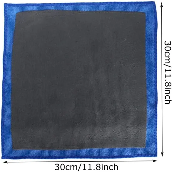 Car clay cloth - Car wash towel - Car cleaning towel - Clay bar - Clay towel - Clay bar towel - Car cleaning - detailing cloth - perforated polishing cloth - cleaning cloth - for car detailing, car cleaning, disinfection - 30*30 cm - blue