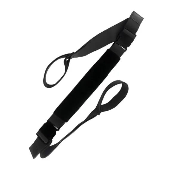 Yoga Strap Yoga Stretching Strap Premium Fitness Portable Exercise Dance - Black
