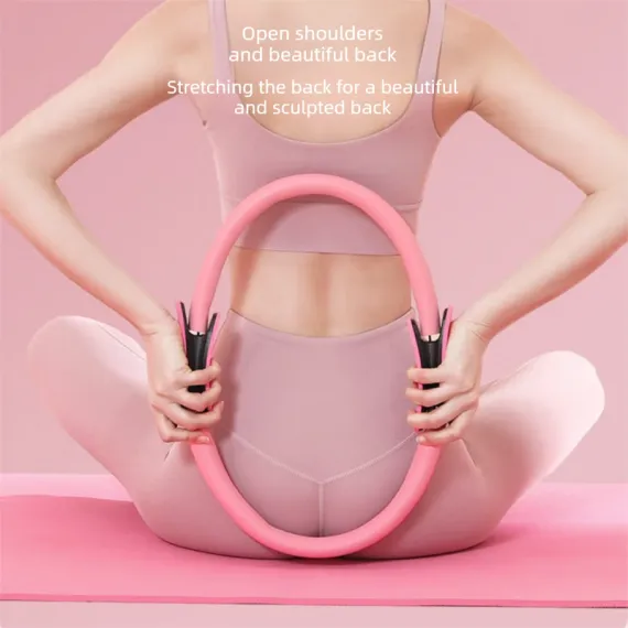 Blue Pilates Ring Exercise Tool – High-Elasticity Yoga Ring for Core Strength, Postpartum Recovery, Glute Toning & Full-Body Workout (Unisex)