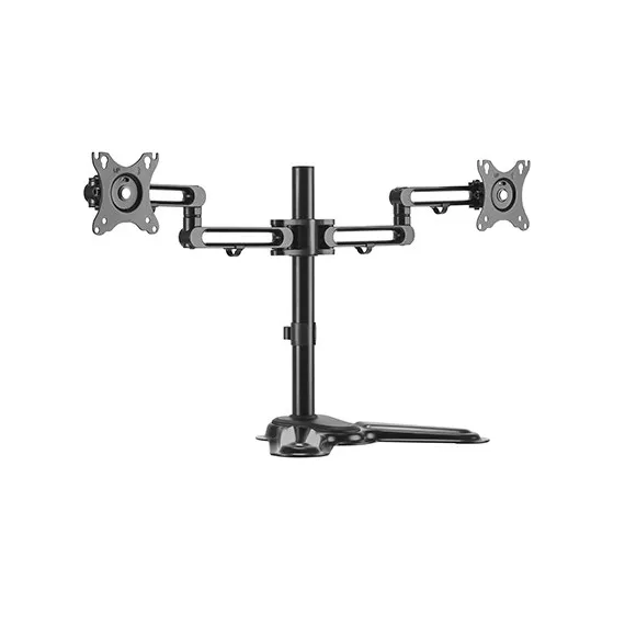 Brateck Dual Monitor Premium Articulating Aluminum Monitor Stand Fit Most 17"-32" Monitors Up to 8kg per screen
