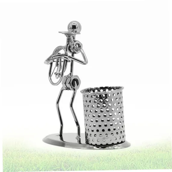 Pen Holders Iron Pen Case Iron Pen Holder Model Desktop Desktop Pen Holder Made of metal iron, strong and durable