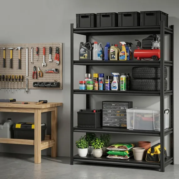 Giantz Garage Shelving 1.8X1.2m Warehouse Rack Storage Shelves Workshop Racks Steel