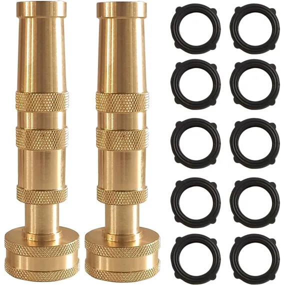 4" Twist Hose Nozzle + Garden Hose Quick Connector