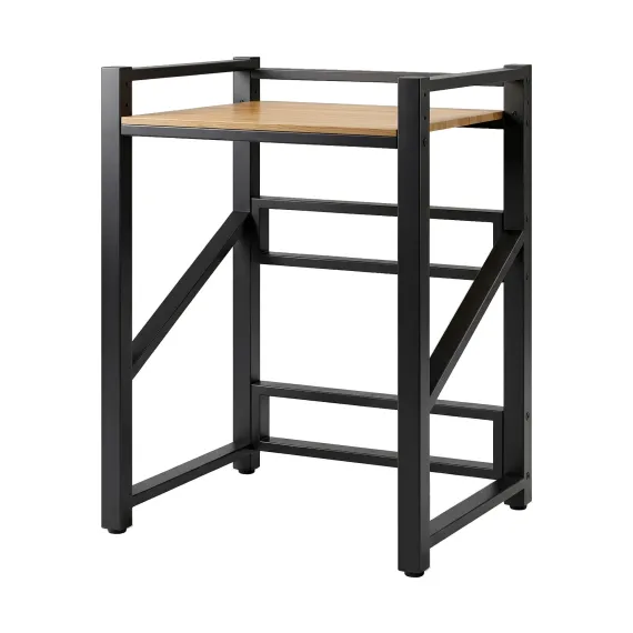 Artiss Over Washing Machine Rack Laundry Shelf Space Saver 75cm Black