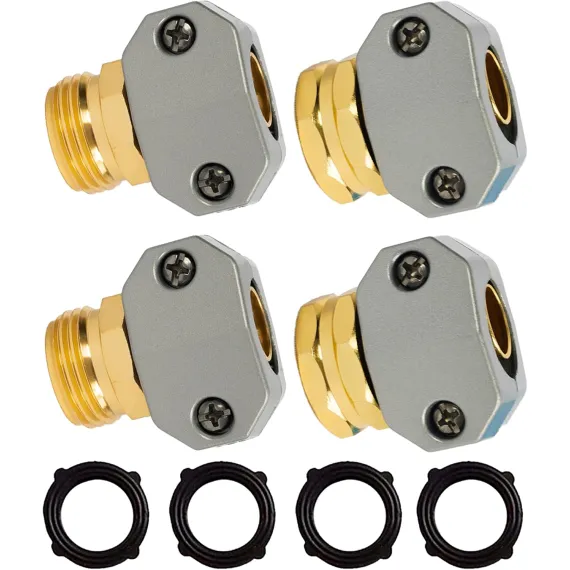 Garden Hose Repair Kit + Garden Hose Quick Connector Kit