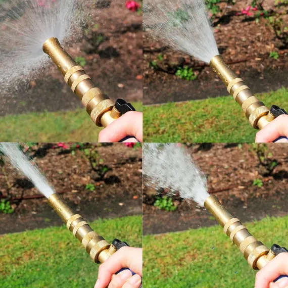 4" Twist Hose Nozzle + Garden Hose Quick Connector