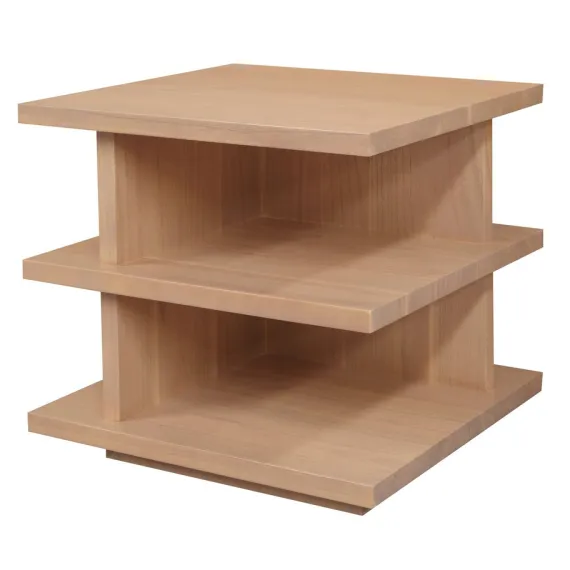 Hudson Oversized Square Side Table (Natural)