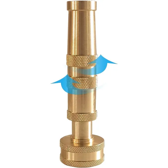 4" Twist Hose Nozzle + Garden Hose Quick Connector