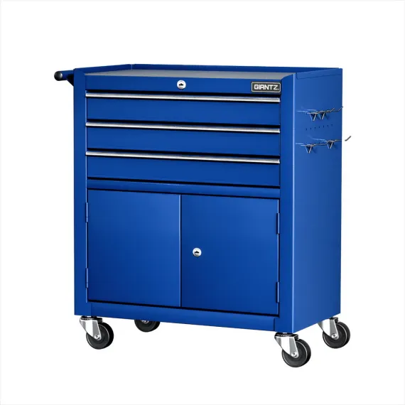 Giantz 3 Drawer Tool Box Cabinet Chest Toolbox Garage Storage Organiser