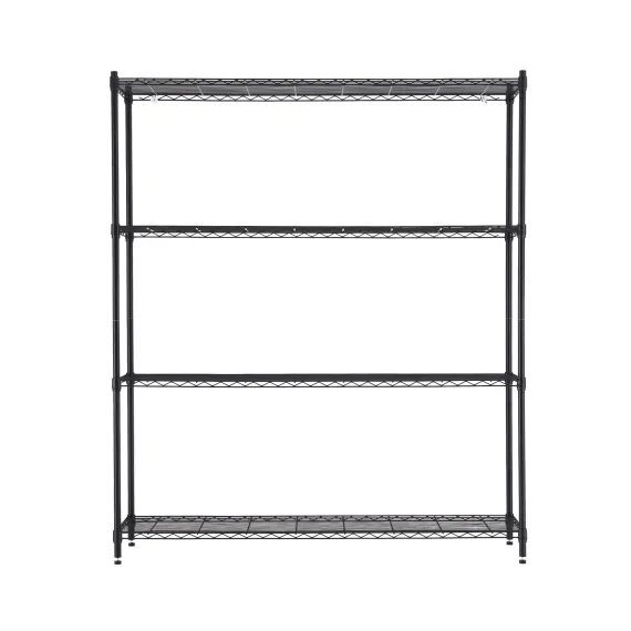 Artiss 4-Tier Kitchen Rack Shelf with Wheels Shelving 152x45x187CM Adjustable Metal Storage Shelves