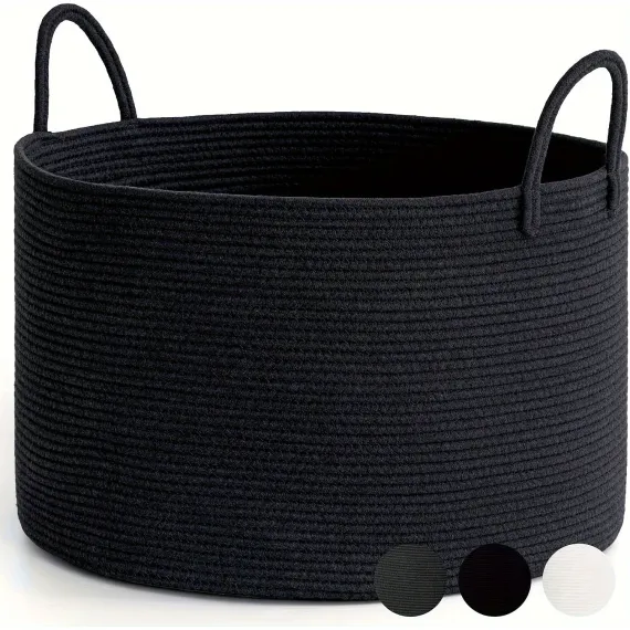 woven laundry basket, durable laundry basket, spacious laundry hamper, stylish laundry storage, Australian home organisation, multi-purpose storage basket, ergonomic handles, decorative laundry bin