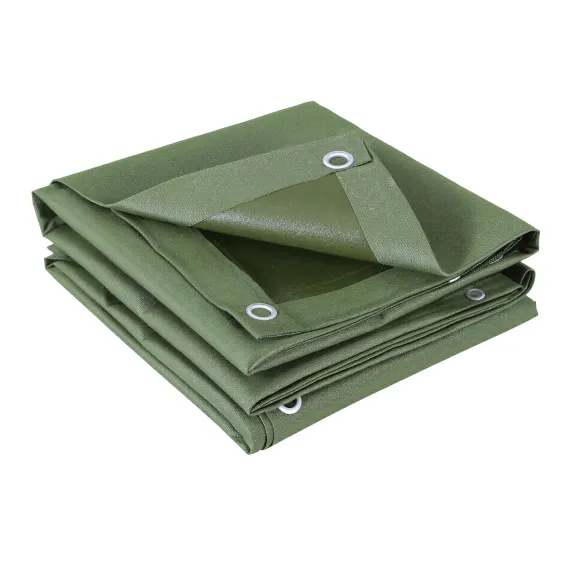 Instahut 4x6m Tarp Tarpaulin 600GSM Camping Canvas Heavy Duty Water Resistant