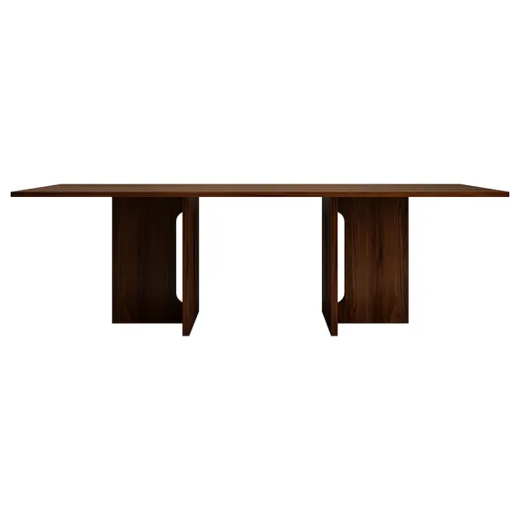 Oak Melamine Dining Table 6 Seater