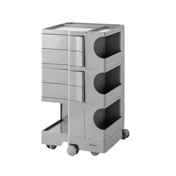 Artiss Storage Trolley Bedside Table 5 Tier Cart Boby Replica Grey
