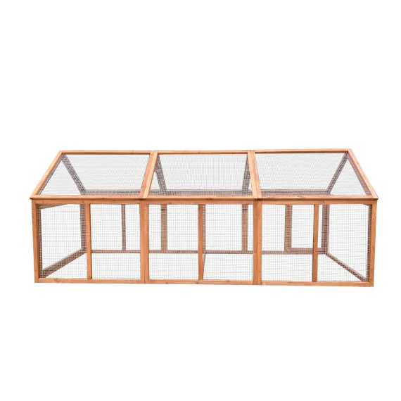 YES4PETS 250 CM Large Chicken Coop Run Guinea Pig Cage Villa Extension Rabbit Hutch House Pen