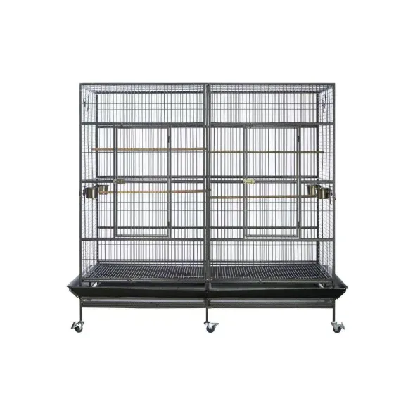 YES4PETS XXXL 195 cm Bird Cage Pet Parrot Aviary  Perch Castor Wheel