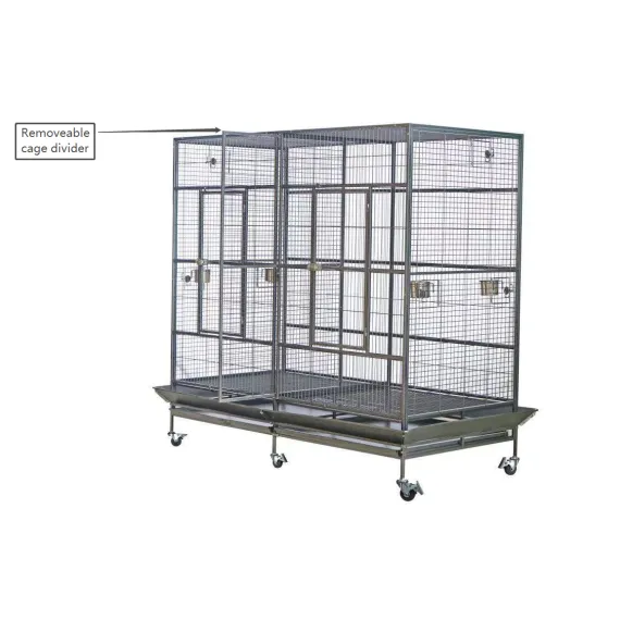 YES4PETS XXXL 195 cm Bird Cage Pet Parrot Aviary  Perch Castor Wheel