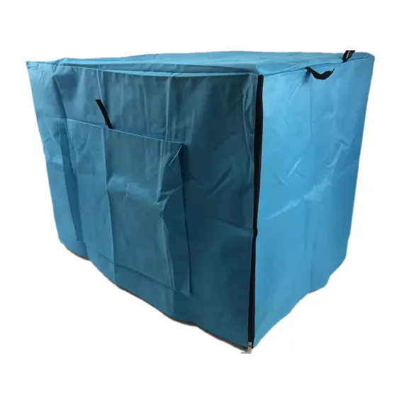YES4PETS 30' Portable Foldable Dog Cat Rabbit Collapsible Crate Pet Cage with Blue Cover Mat