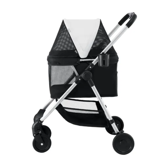 i.Pet Pet Stroller Pram Dog Cat Carrier Cage Large Travel Pushchair Foldable 4 Wheels