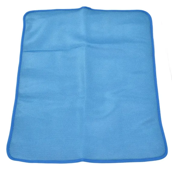 Pet Cooling Mat Breathable Soft Summer Dog Cat Sleeping Pad for Kennel Sofa Bed FloorBlue XXL