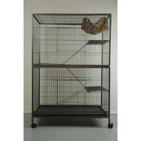 YES4PETS Pet 140cm 4 Level Bird Ferret Parrot Cage Aviary Cat Castor