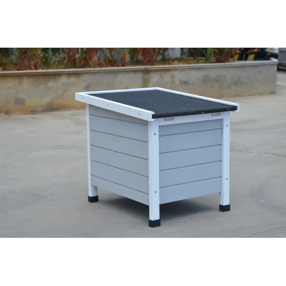 YES4PETS Grey Small Chicken Coop Rabbit Hutch Ferret Cage Guinea Pig Dog Cat Nesting Box