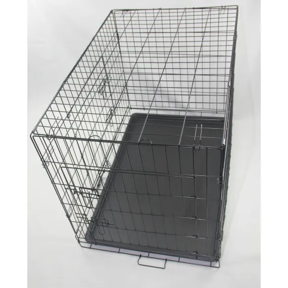 YES4PETS 30' Portable Foldable Dog Cat Rabbit Collapsible Crate Pet Cage with Blue Cover Mat