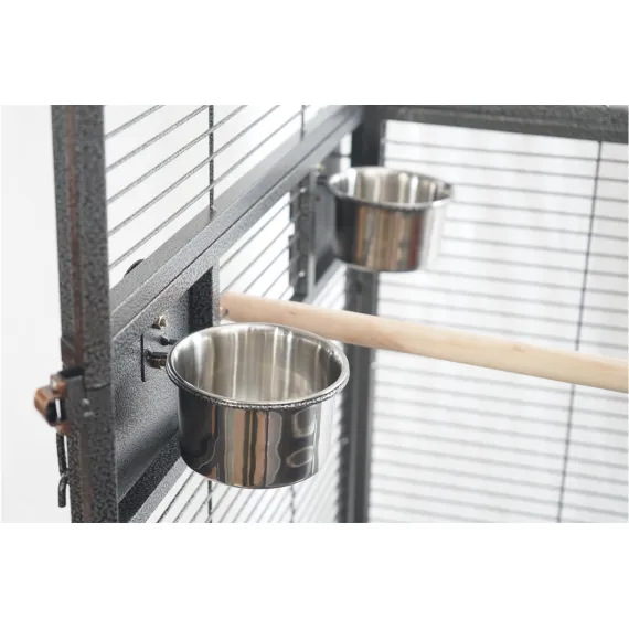 YES4PETS 185cm XXL Corner Bird Cage Pet Parrot Aviary  Perch Castor Wheel