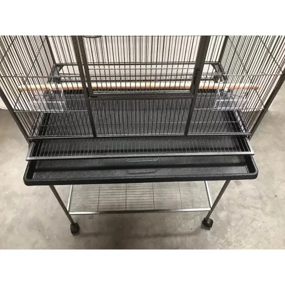 YES4PETS 161 cm Bird Cage Parrot Aviary Pet Stand-alone Budgie Perch Castor Wheels